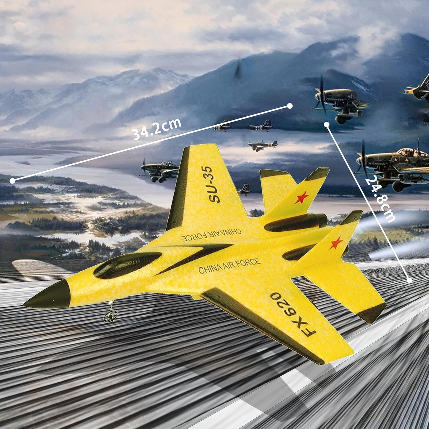 Su-35 Rc Plane, 2Ch Remote Control Airplane
